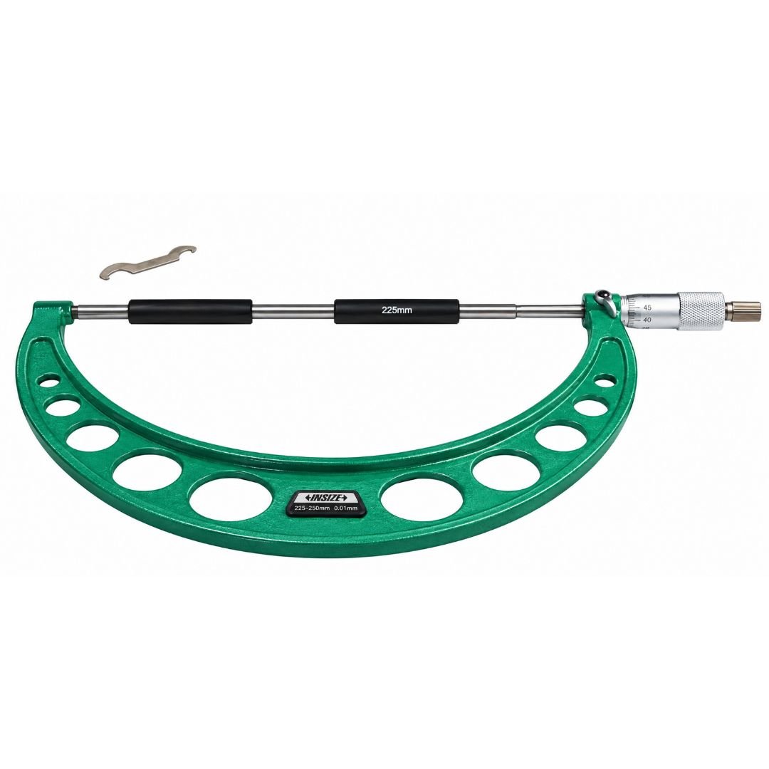Insize Metric Outside Micrometer 225-250mm Range Series 3203-250A - Twin Eagle Imports