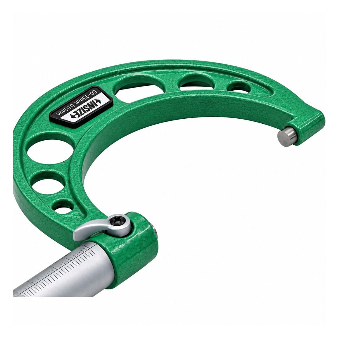 Insize Metric Outside Micrometer 50-75mm Range Series 3203-75A - Twin Eagle Imports