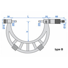 Insize Metric Outside Micrometer 900-1000mm Range Series 3206-1000 - Twin Eagle Imports