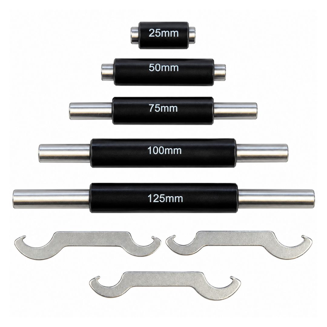 Insize Metric Outside Micrometer Set 0-150mm Range Series 3203-1506A - Twin Eagle Imports