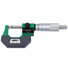 Insize Metric Outside Micrometer W/ Analog Counter 0-25mm Range Series 3400-25 - Twin Eagle Imports