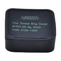 Insize NOGO Thread Ring Gauge M10X1.25 Series 4129-10QN - Twin Eagle Imports
