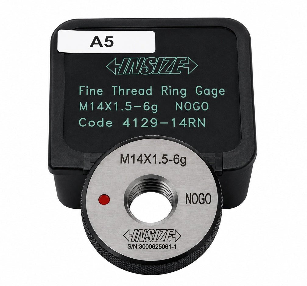 Insize NOGO Thread Ring Gauge M14X1.5 Series 4129-14RN - Twin Eagle Imports