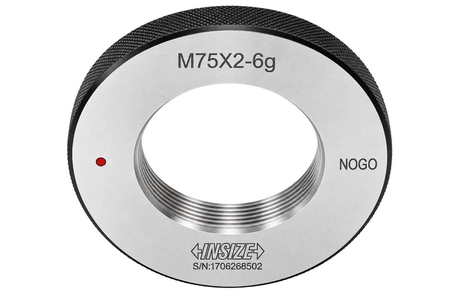 Insize NOGO Thread Ring Gauge M75X2 Series 4129-75TN - Twin Eagle Imports