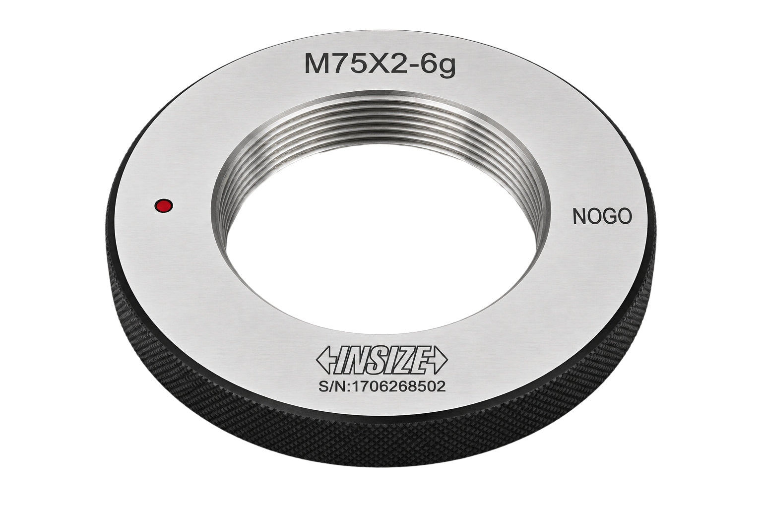 Insize NOGO Thread Ring Gauge M75X2 Series 4129-75TN - Twin Eagle Imports