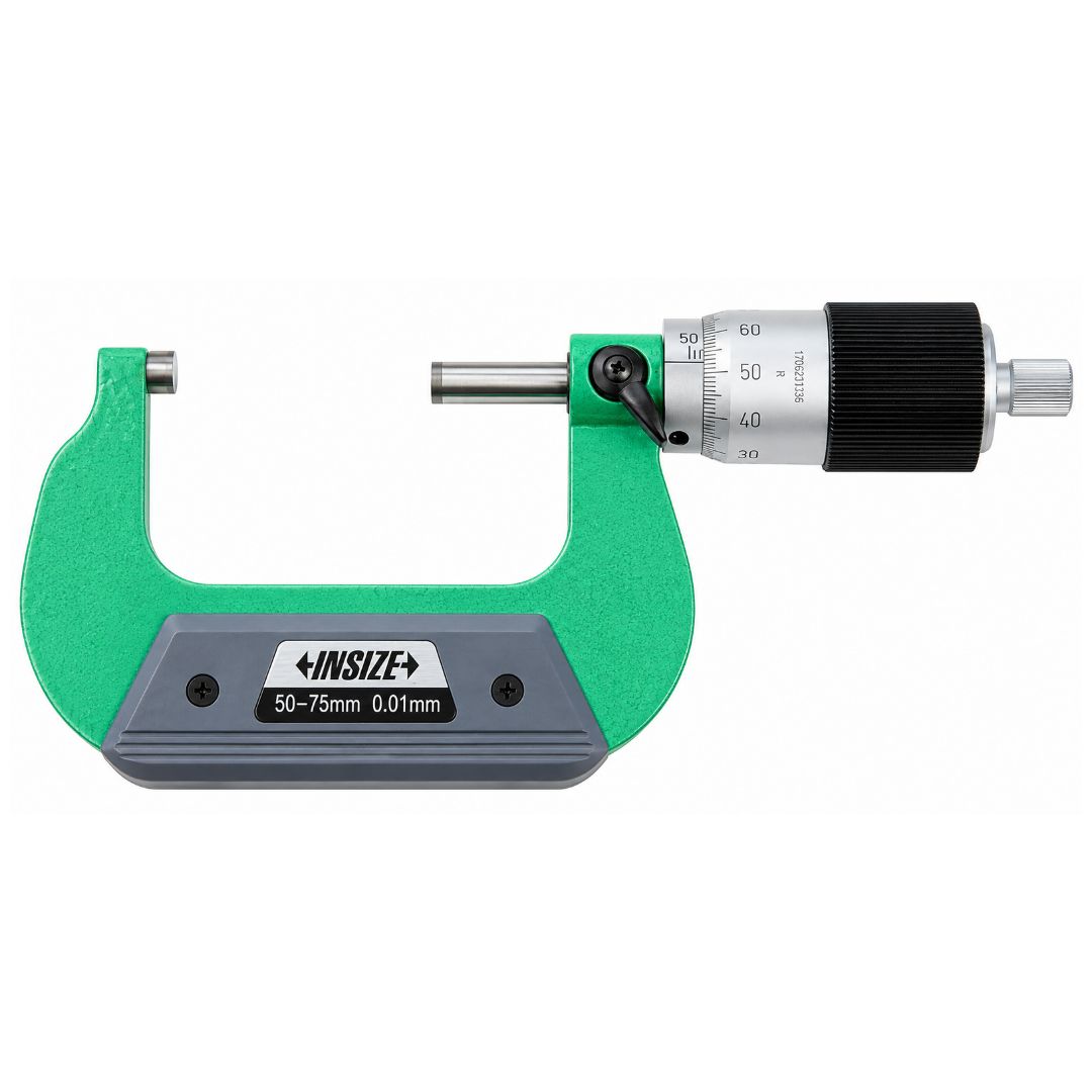 Insize Outside Micrometer Quick Feeding 50-75mm Range Series 3208-75B - Twin Eagle Imports