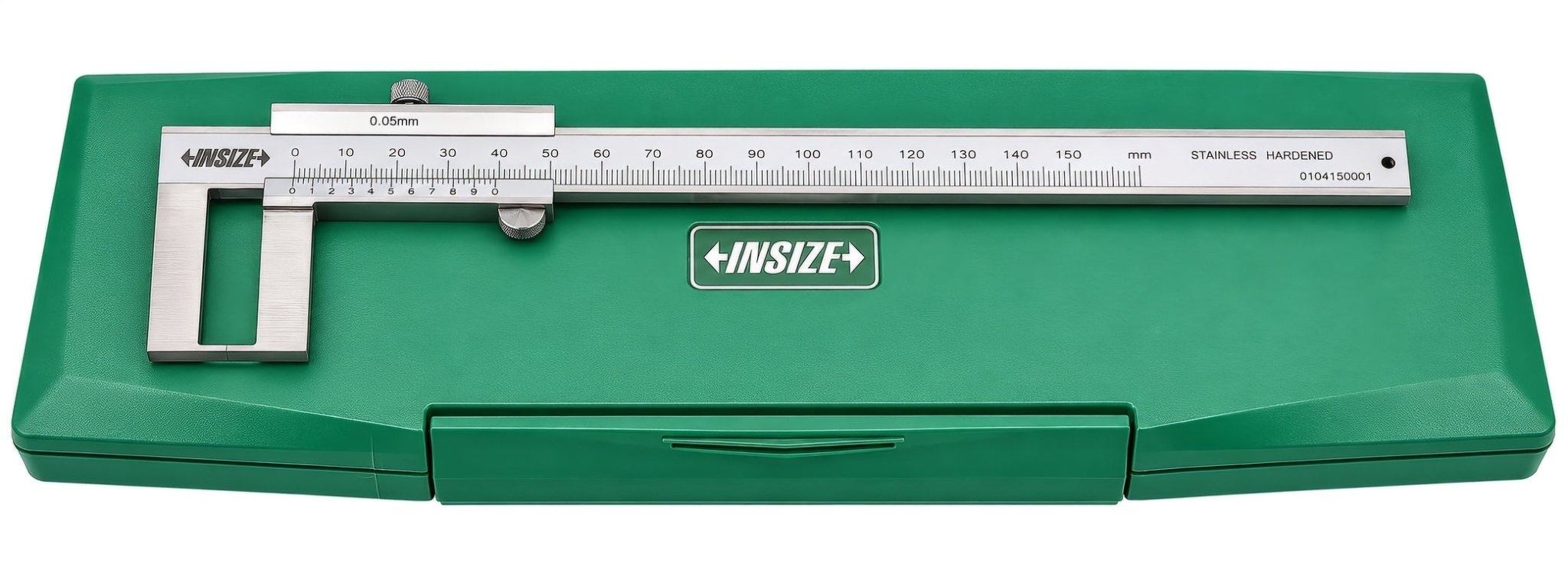 Insize Outside Neck Vernier Caliper 0-150mm Series 1287-1503 - Twin Eagle Imports