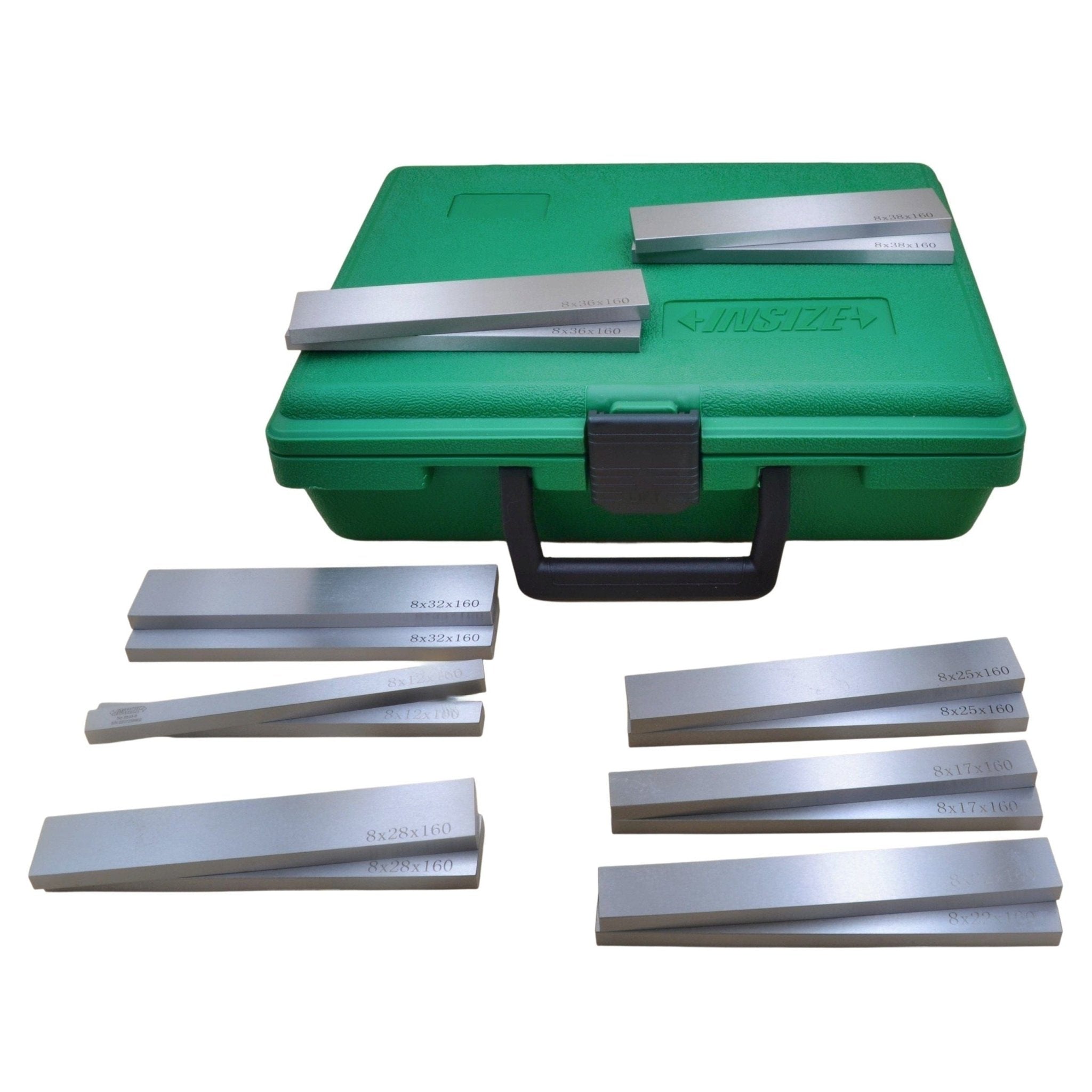 Insize Parallel Set 6533-8 – 160mm Length x 8mm Thickness x 8 Pairs - Twin Eagle Imports
