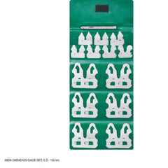 Insize Radius Gauge Set 0.5–13 mm Range Series 4804-26 - Twin Eagle Imports