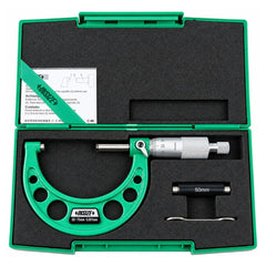 Insize Ratchet Stop Type Outside Micrometer 50-75mm Range Series 3210-75A - Twin Eagle Imports