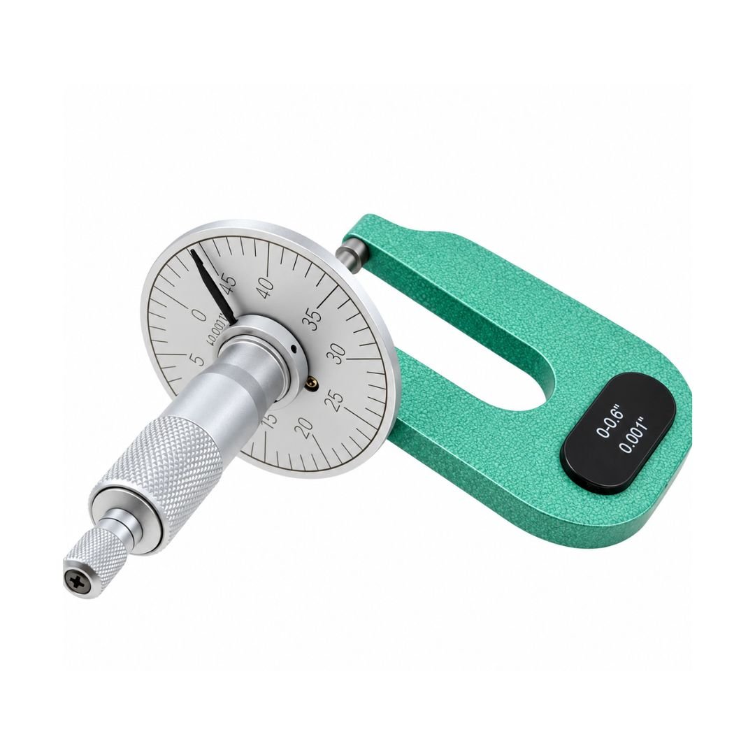 Insize Sheet Metal Micrometer 0-0.6" Range Series 3263-06 - Twin Eagle Imports