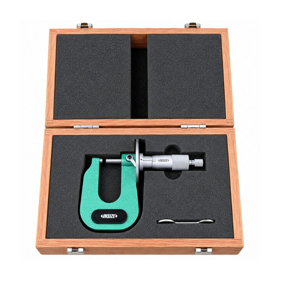 Insize Sheet Metal Micrometer 0-0.6" Range Series 3263-06 - Twin Eagle Imports