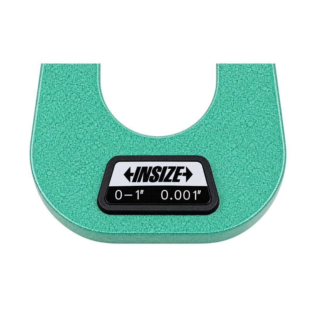 Insize Sheet Metal Micrometer 0-1" Range Series 3263-1 - Twin Eagle Imports