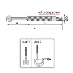 Insize Small Hole Gauge Set 4208-1 - Twin Eagle Imports