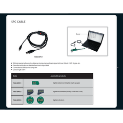 Insize SPC Data Output Cable 2.5m for Micrometers Series 7302-SPC2 - Twin Eagle Imports