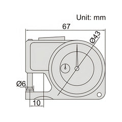 Insize Thickness Gauge 0-10mm x 0.01mm Range Series 2363-10 - Twin Eagle Imports
