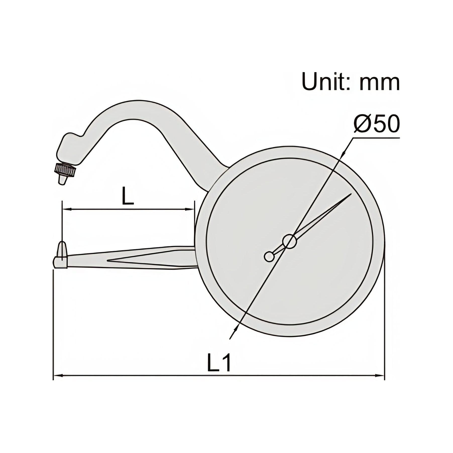 Insize Thickness Gauge 0-10mm x 0.05mm Range Series 2862-102 - Twin Eagle Imports