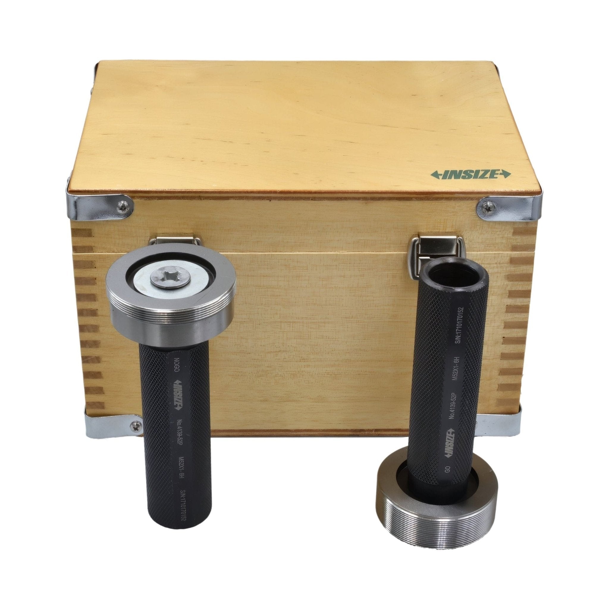 Insize Thread GO NOGO Plug Gauge M52x1mm Series 4139-52P - Twin Eagle Imports