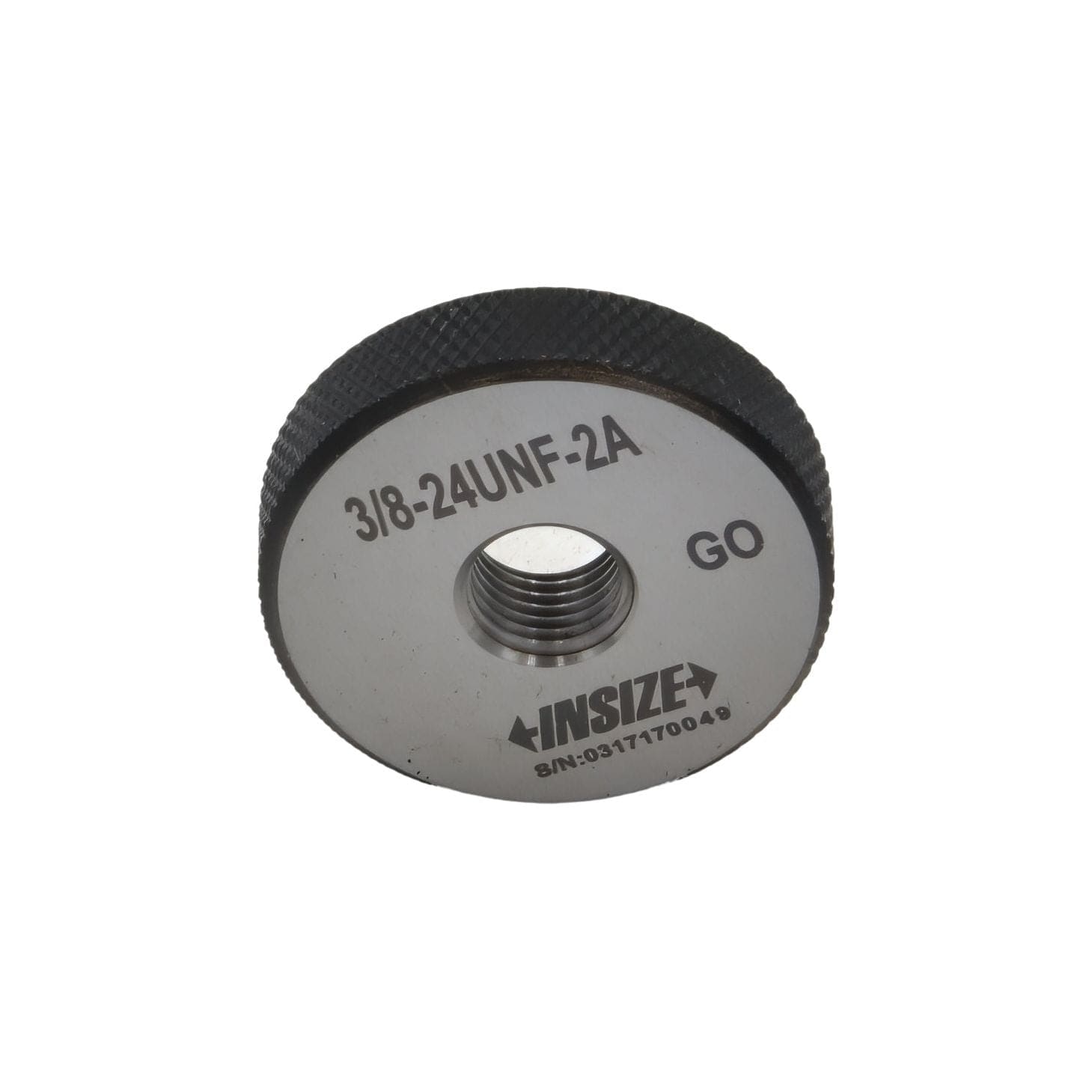 Insize Thread GO Ring Gauge 3/8"-24 UNF Series 4121-3C2 - Twin Eagle Imports