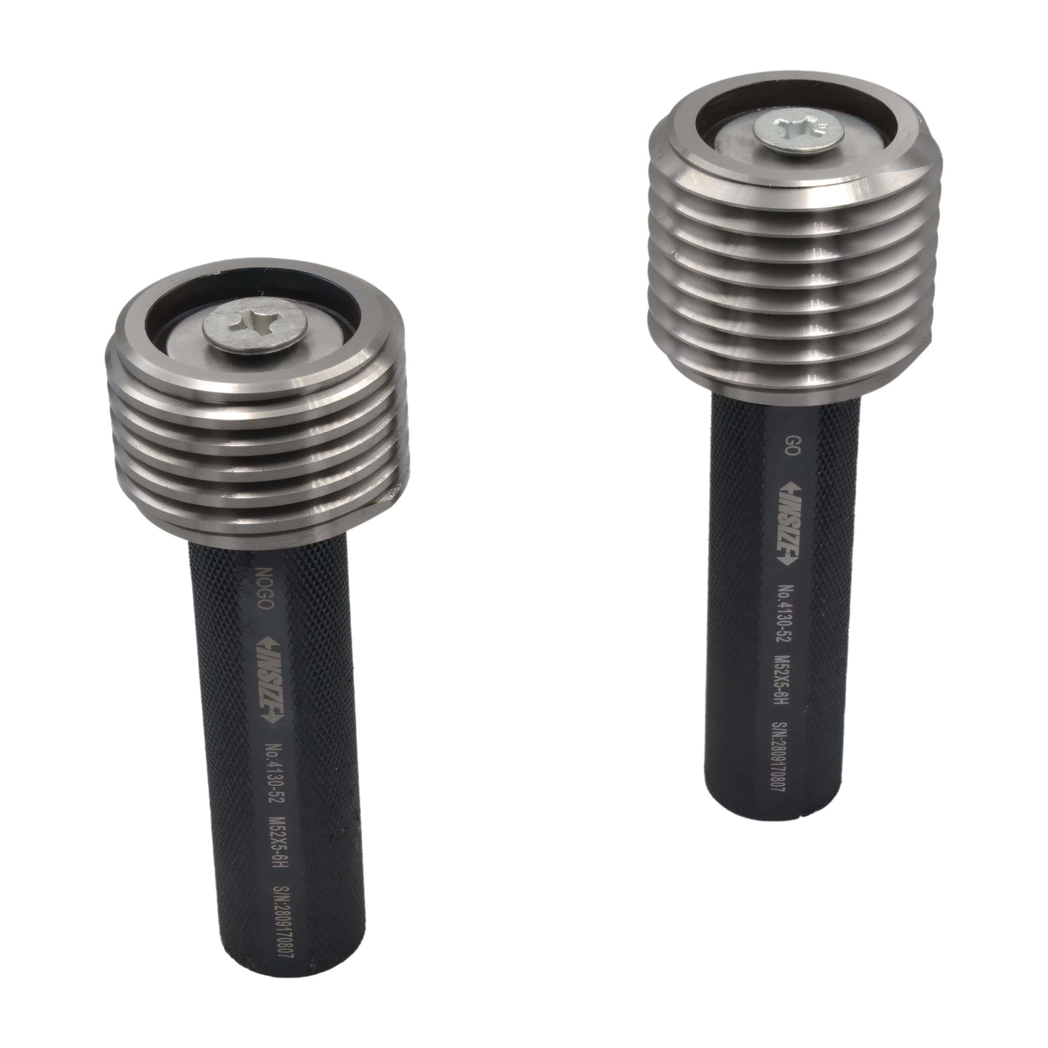 Insize Thread Plug Gauge GO NOGO M52X4.5mm Series 4130-52 - Twin Eagle Imports