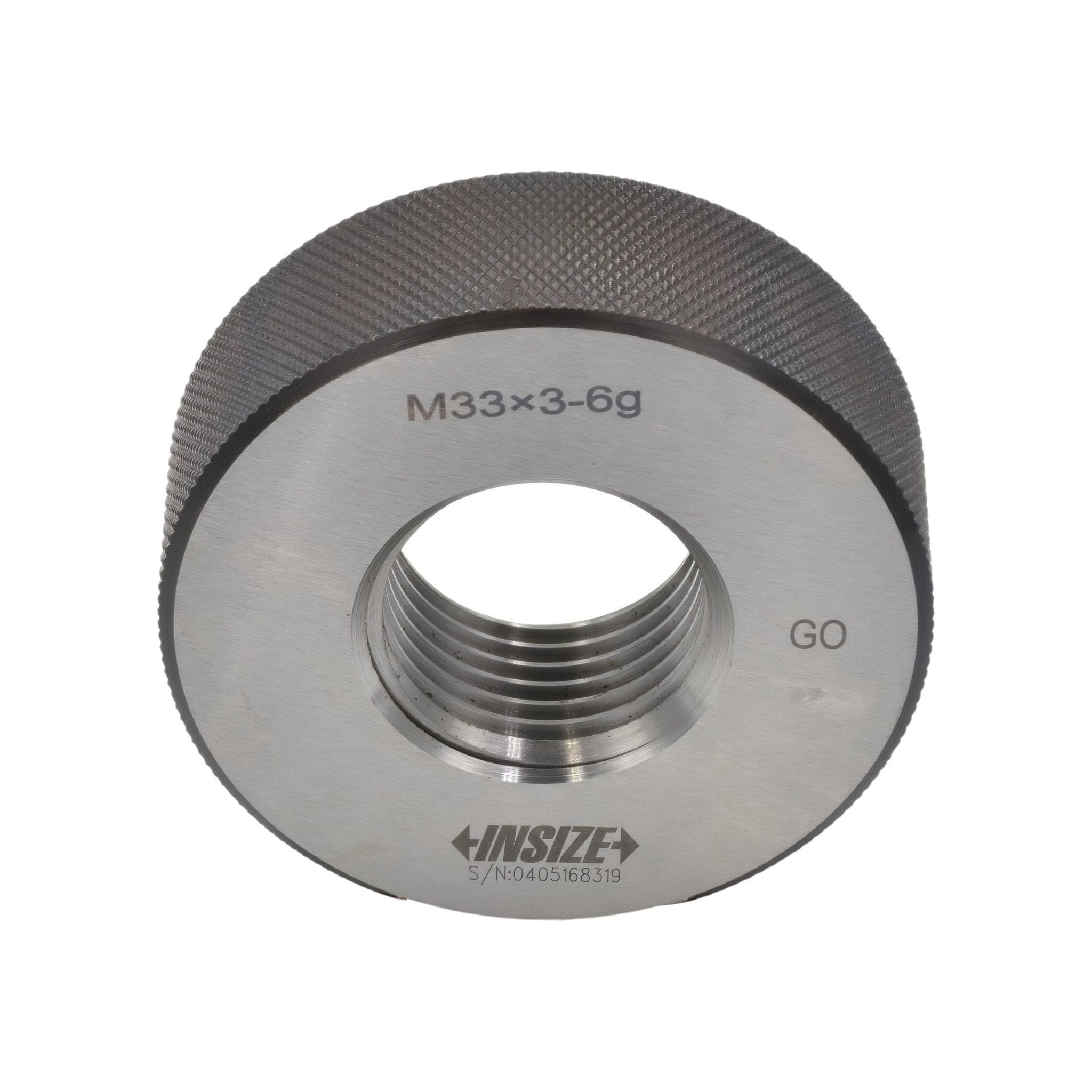 Insize Thread Ring Gauge M33X3 Series 4129-33V - Twin Eagle Imports
