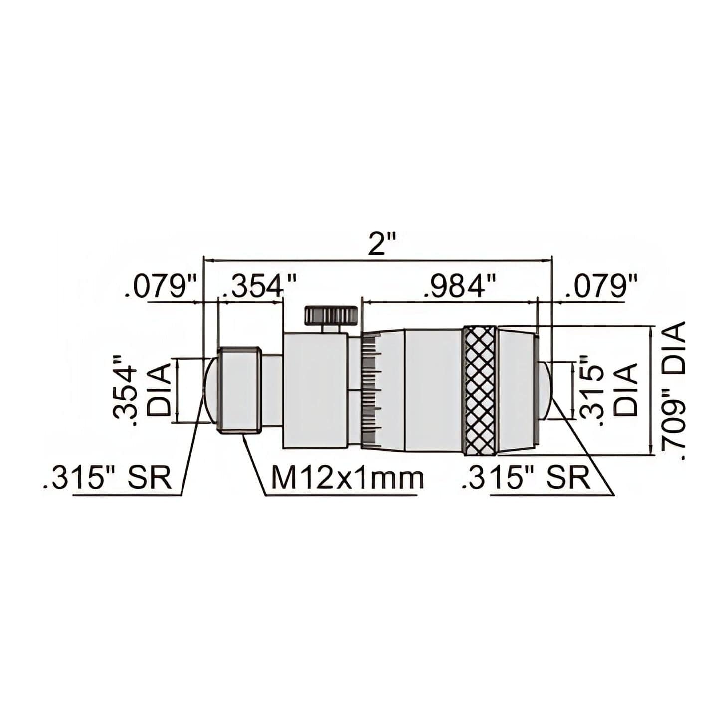 Insize Tubular Inside Micrometer 2-40" Range Series 3222-40 - Twin Eagle Imports
