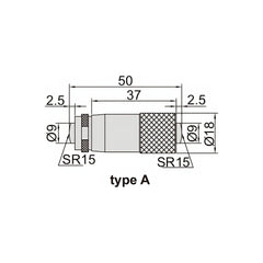 Insize Tubular Inside Micrometer 50-75mm Range Series 3229-75 - Twin Eagle Imports