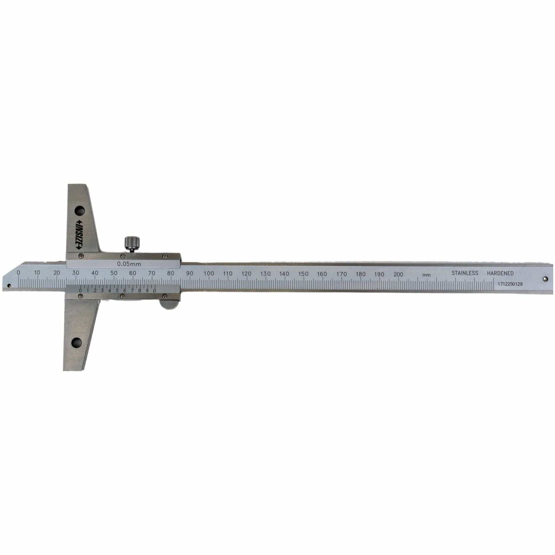 Insize Vernier Depth Gauge 0-200mm Range Series 1247-200 - Twin Eagle Imports