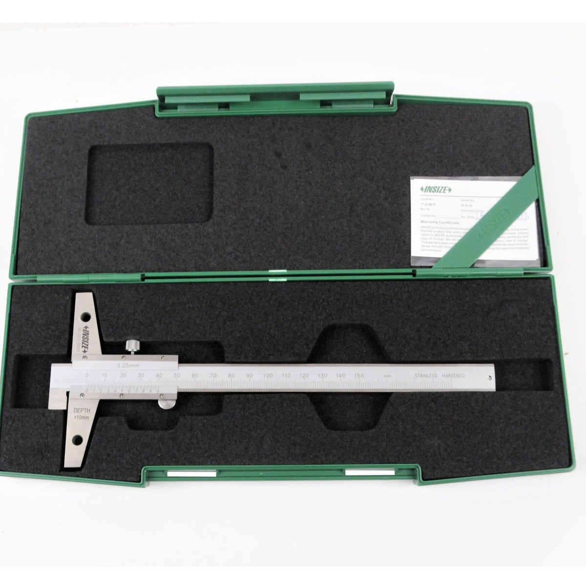 Insize Vernier Hook Depth Gauge 0-300mm Range Series 1248-300 - Twin Eagle Imports