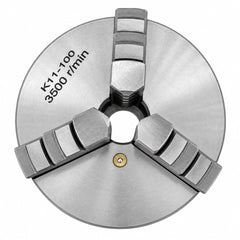 K11-100 3-Jaw 100mm Self-Centering Manual Lathe Chuck - Twin Eagle Imports