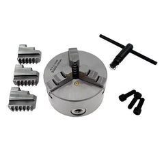 K11-100 3-Jaw 100mm Self-Centering Manual Lathe Chuck - Twin Eagle Imports