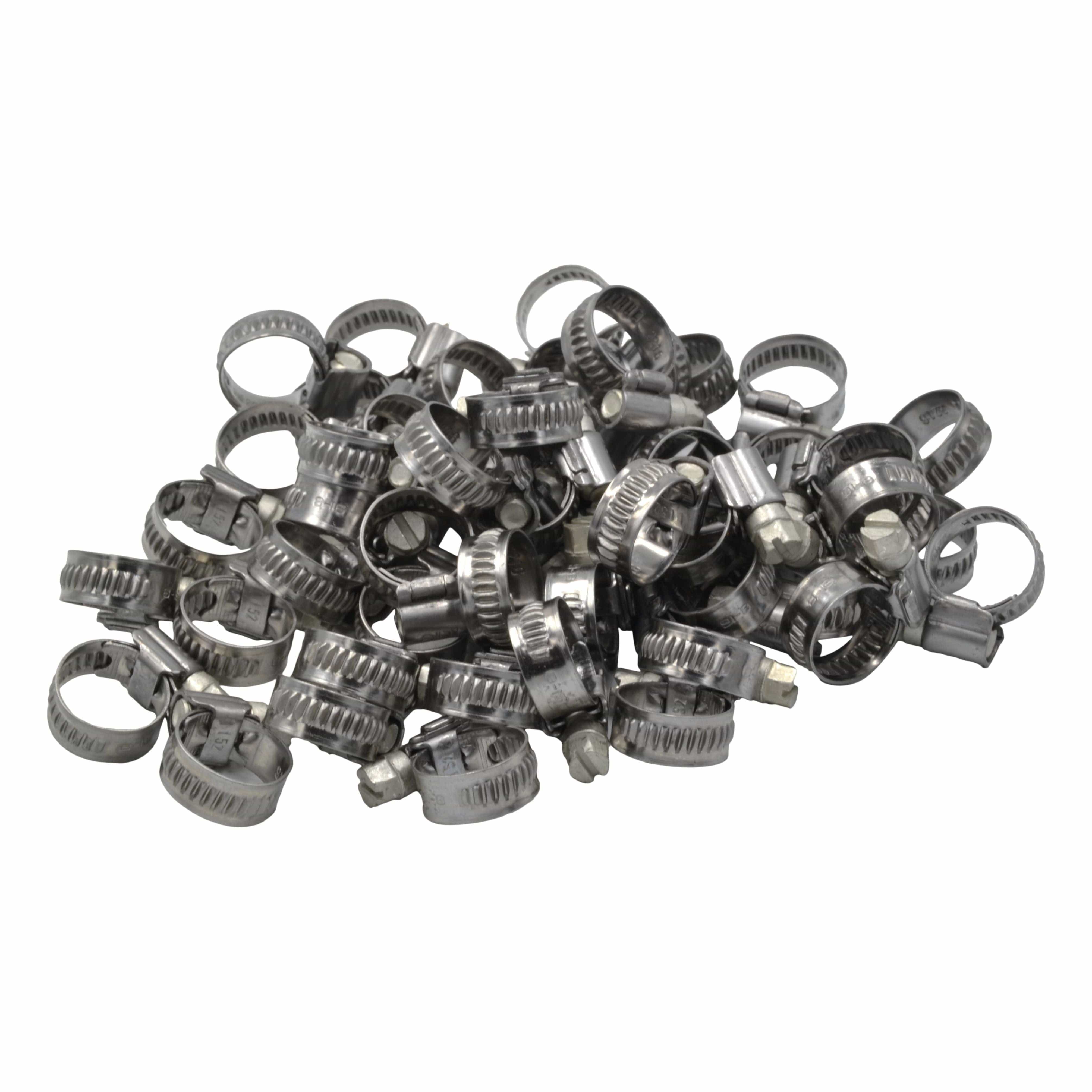 Kale Grab Kits 50 Piece Kale 304 Stainless Steel 8-16mm WD9 Worm Drive Hose Clamp