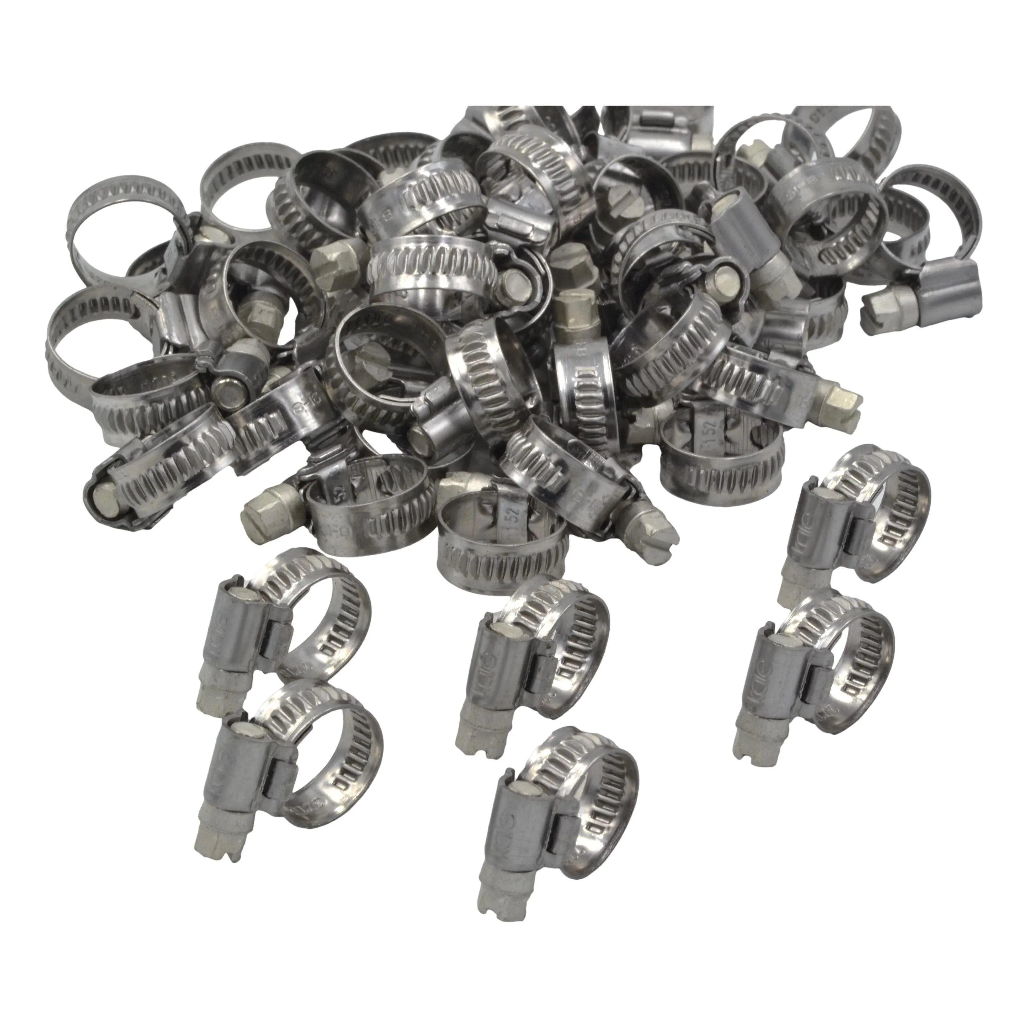 Kale GRAB KITS 50 Piece Kale 304 Stainless Steel 8-16mm WD9 Worm Drive Hose Clamp