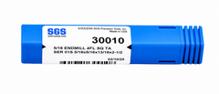 KYOCERA ASIA PACIFIC PTE LTD CARBIDE ENDMILL Kyocera SGS 30010 5/16" 4 Flute Ti-NAMITE-A AlTiN Coated Carbide Square End Mill