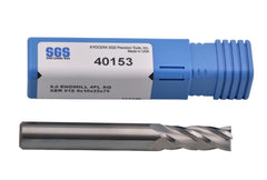 KYOCERA ASIA PACIFIC PTE LTD ENDMILL Kyocera SGS - 9.0mm 4 Flute Uncoated Carbide End Mill Short Series