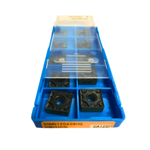 KYOCERA ASIA PACIFIC PTE LTD INSERT 10pc Kyocera SNMG120408HQ CA125P – Turning Insert (Finishing to Medium, HQ Chipbreaker)