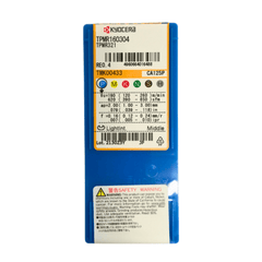 KYOCERA ASIA PACIFIC PTE LTD INSERT 10pc Kyocera TPMR160304 CA125P – Turning Insert (Positive Type, Steel Machining)