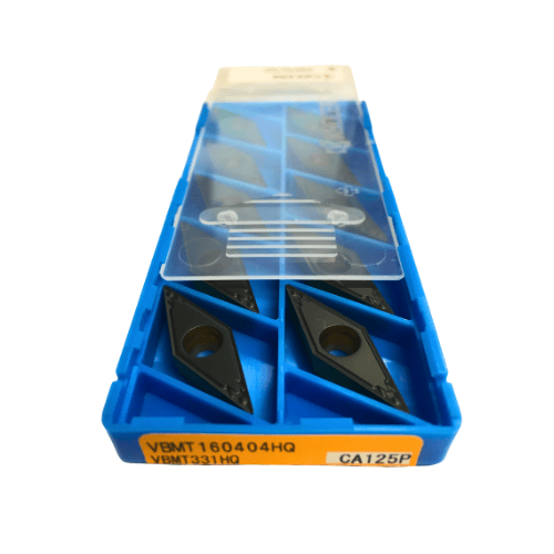 KYOCERA ASIA PACIFIC PTE LTD INSERT 10pc Kyocera VBMT160404HQ CA125P – Turning Insert (Finishing to Medium, HQ Chipbreaker)
