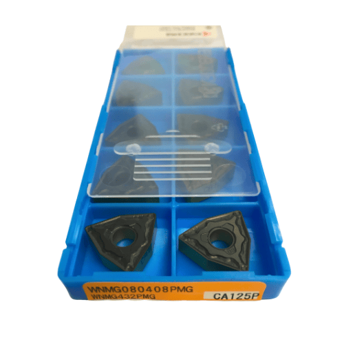 KYOCERA ASIA PACIFIC PTE LTD INSERT 10pc Kyocera WNMG080408PMG CA125P – Turning Insert (Medium-Roughing, PMG Chipbreaker)