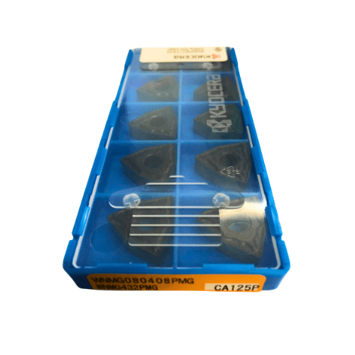 KYOCERA ASIA PACIFIC PTE LTD INSERT 10pc Kyocera WNMG080408PMG CA125P – Turning Insert (Medium-Roughing, PMG Chipbreaker)