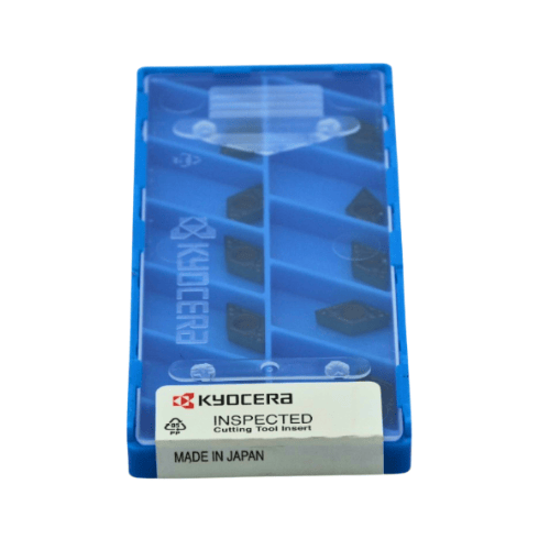 KYOCERA ASIA PACIFIC PTE LTD INSERTS 10 pc Kyocera DCMT070204HQ CA125P – Turning Insert (Finishing to Medium, HQ Chipbreaker)
