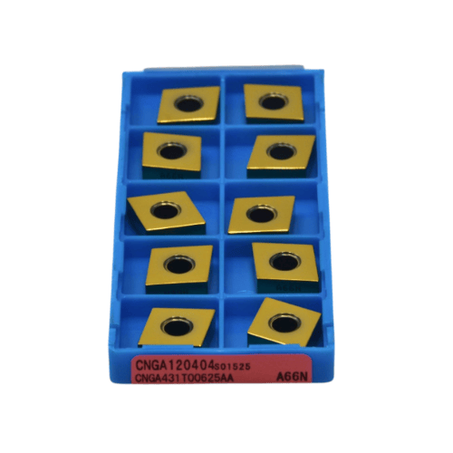 KYOCERA ASIA PACIFIC PTE LTD INSERTS 10pc Kyocera CNGA120404S01525 A66N – Ceramic Turning Insert (High-Speed Machining of Cast Iron)
