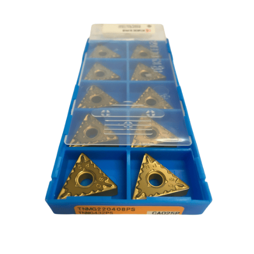 KYOCERA ASIA PACIFIC PTE LTD INSERTS 10pc Kyocera TNMG220408PS CA025P – Turning Insert (Medium to Roughing, PS Chipbreaker)