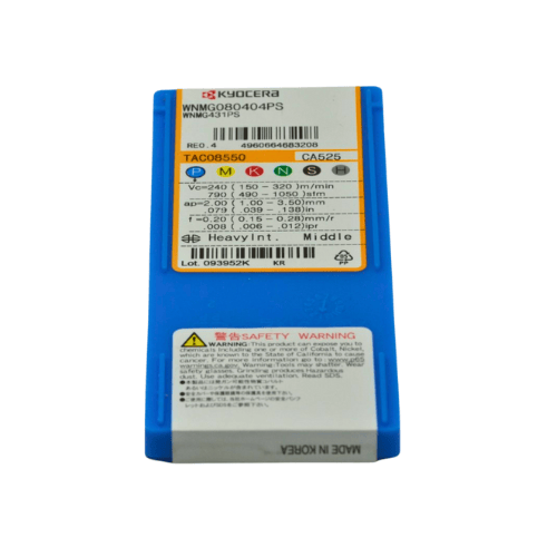KYOCERA ASIA PACIFIC PTE LTD INSERTS 10pc Kyocera WNMG080404PS CA525 – Turning Insert (Finishing to Medium, PS Chipbreaker)