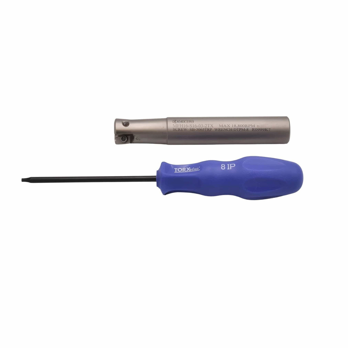 Kyocera MILLING CUTTERS Kyocera MFH Mini Series - MFH16-S16-03-2TX Indexable Endmill - Suits LOGU030310ER Inserts