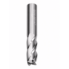 Kyocera SGS - 3/8" 4 Flute Uncoated Carbide End Mill Short Series - Twin Eagle Imports