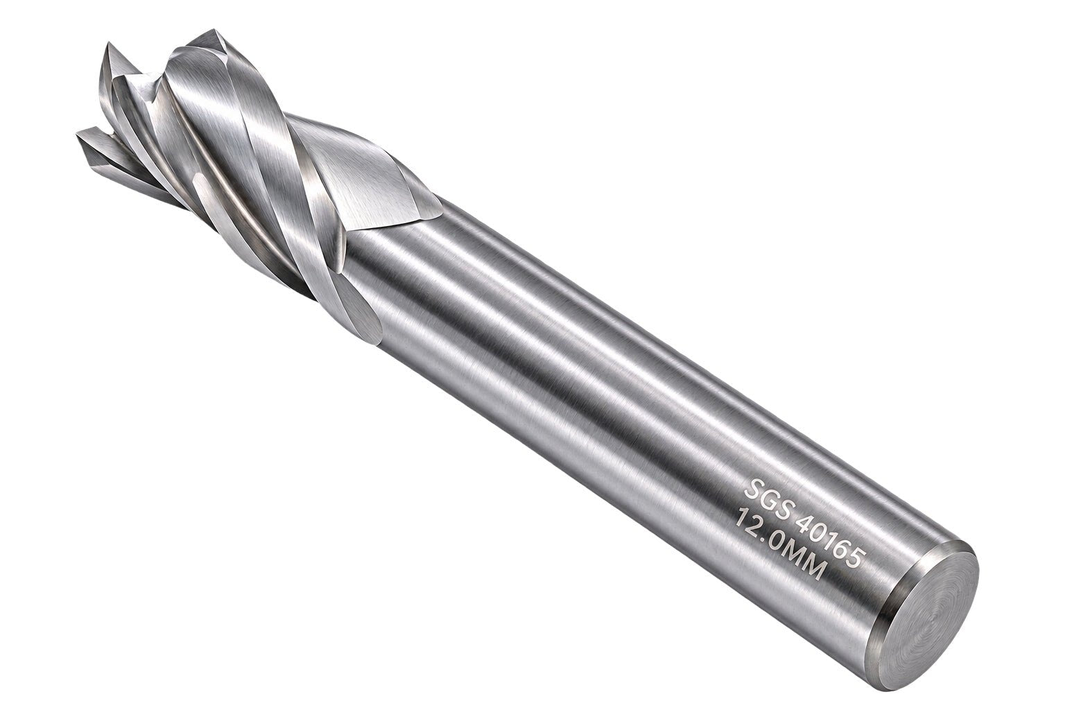 Kyocera SGS 40165 12mm 4 Flute Uncoated Stub Carbide Square End Mill - Twin Eagle Imports