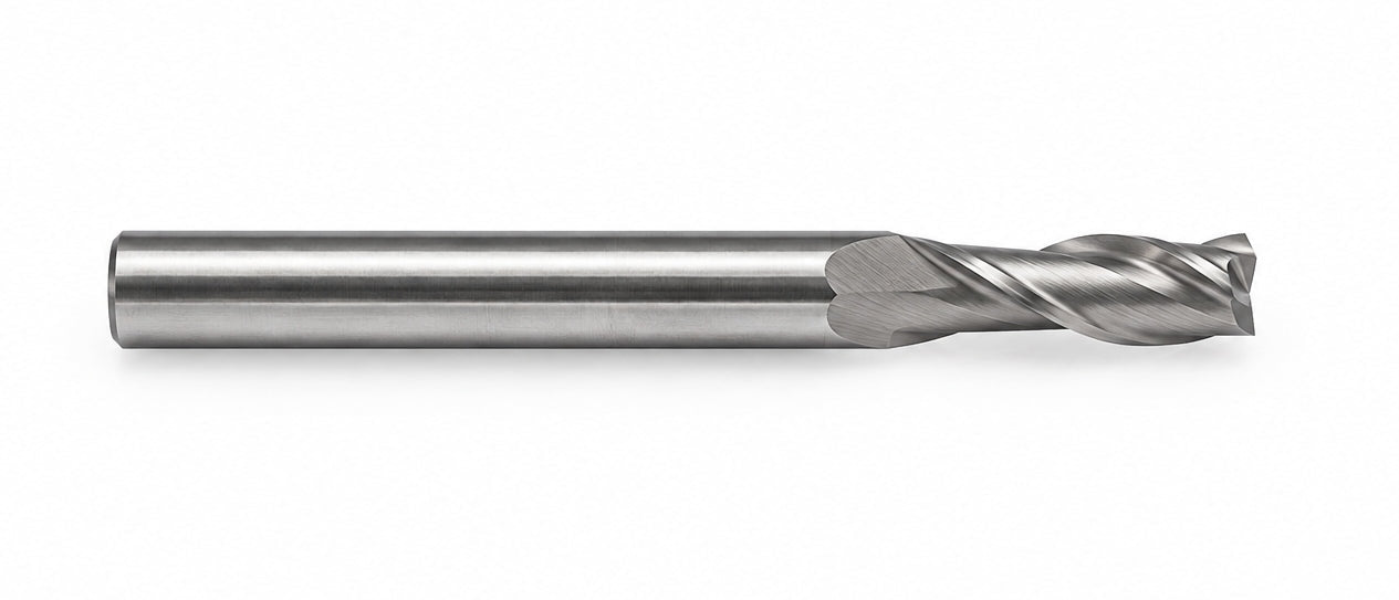 Kyocera SGS 40321 3mm 2 Flute Bright Uncoated Long Carbide Square End Mill - Twin Eagle Imports