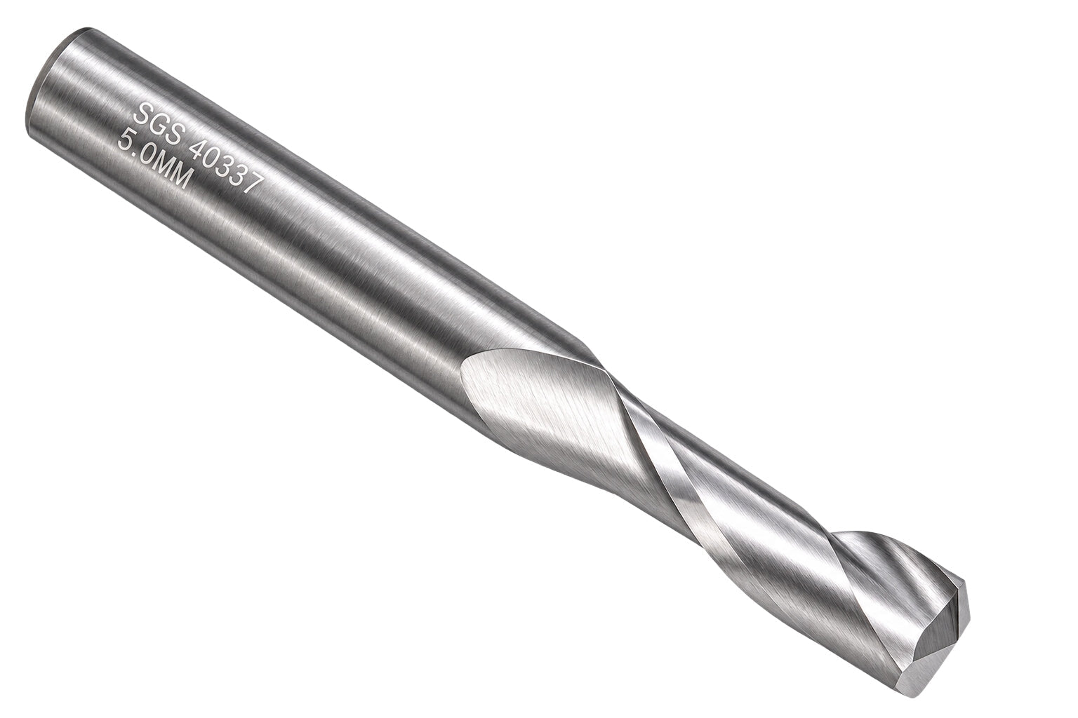 Kyocera SGS 40337 5mm 2 Flute Bright Uncoated Carbide Square End Mill - Twin Eagle Imports