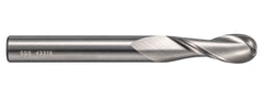 Kyocera SGS 43316 8mm 2 Flute Bright Uncoated Carbide Ball Nose End Mill - Twin Eagle Imports